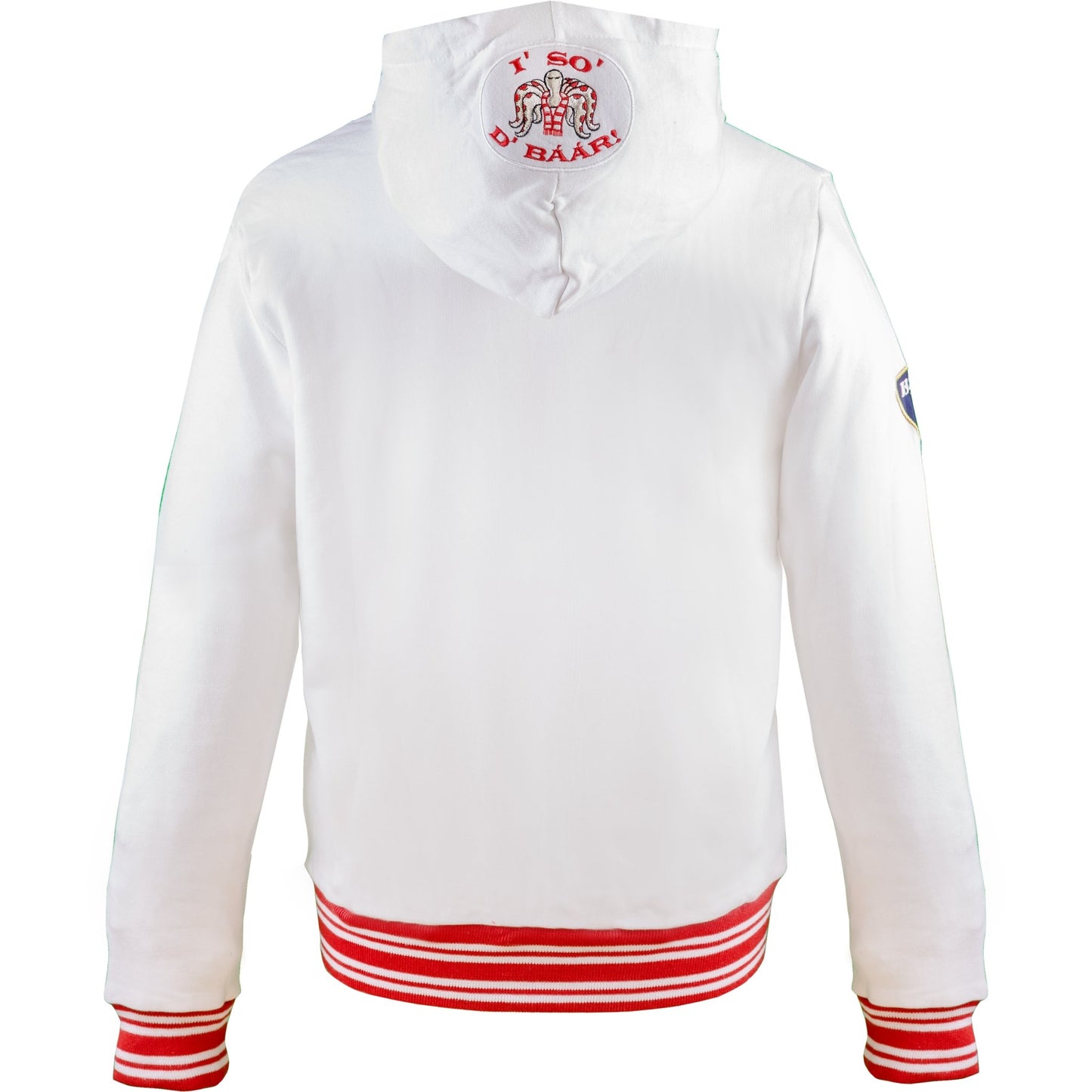 La Bari - Felpa da stadio con ricamo, zip e cappuccio - LABARI.SHOP