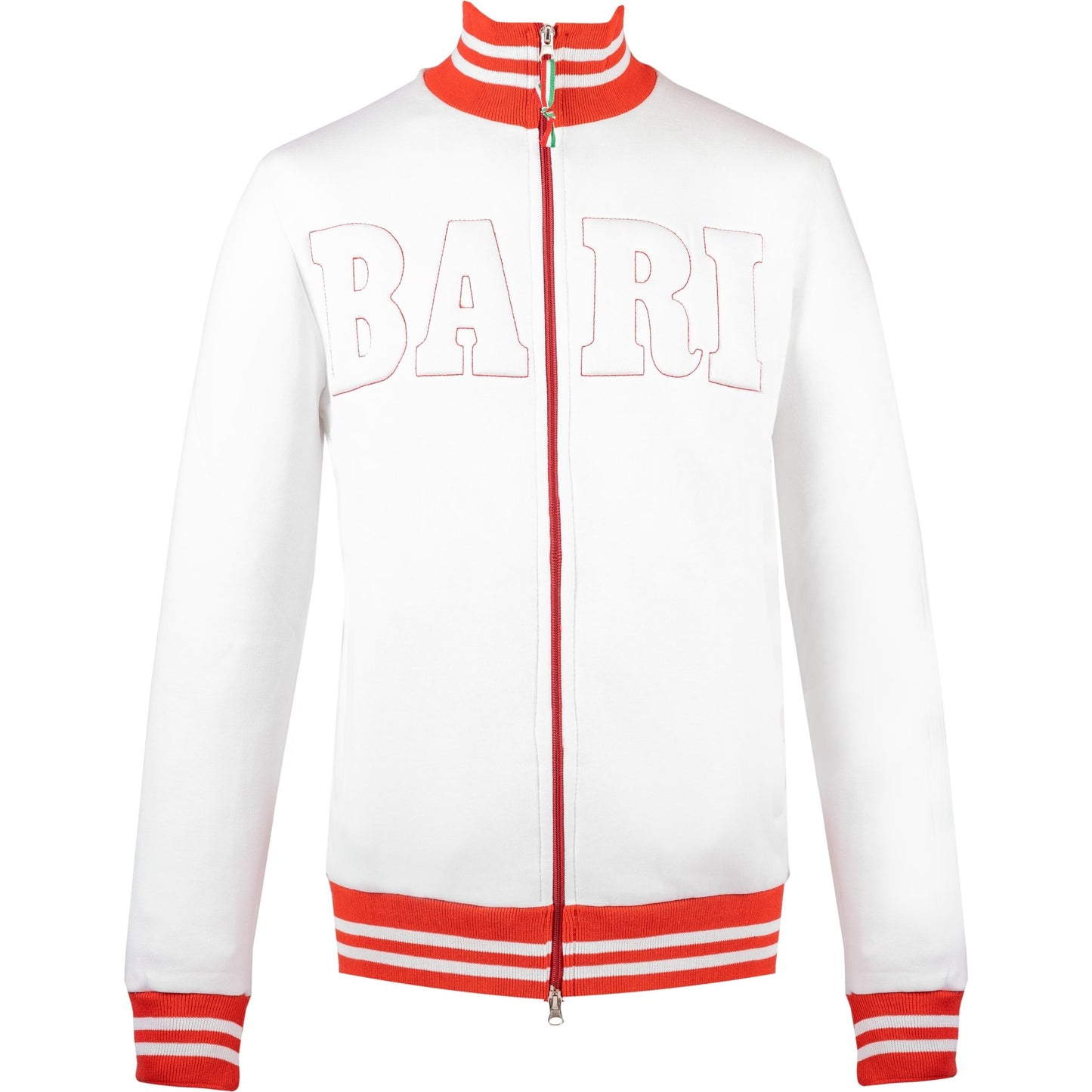 La Bari - Felpa da stadio zip con ricamo - LABARI.SHOP